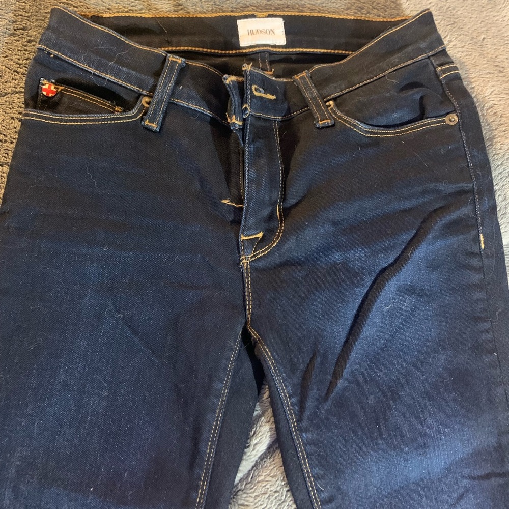 Hudson Krista Super Skinny dark denim jeans size 26